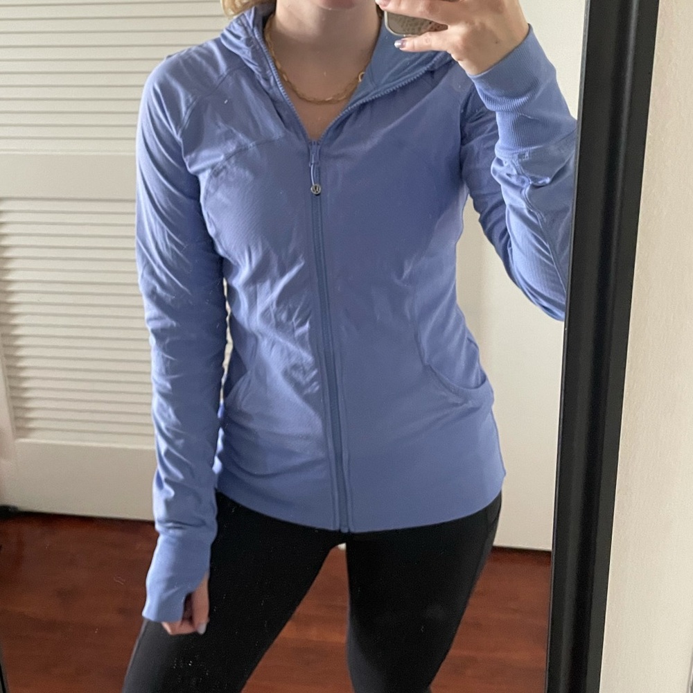 Lululemon Lavender Contour Waterproof Jacket size 8